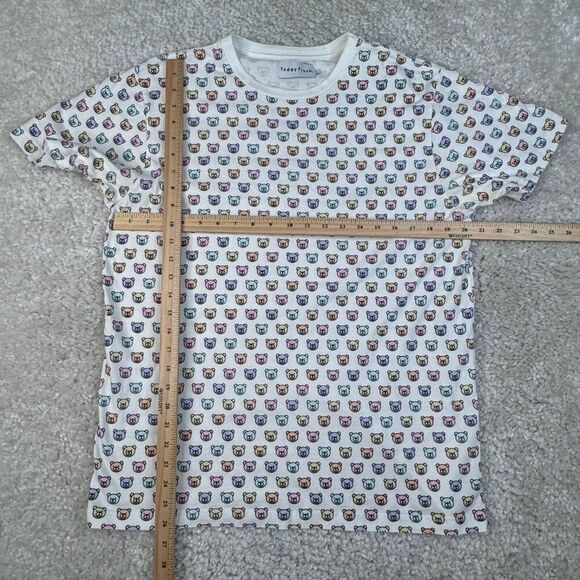 Teddy Fresh Rainbow Pastel Bear Monogram T-Shirt - Picture 8 of 8
